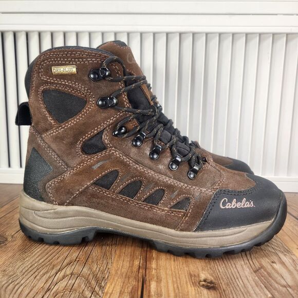 Cabela's Men's Brown and Black Hiking Boots - Picture 1 of 11